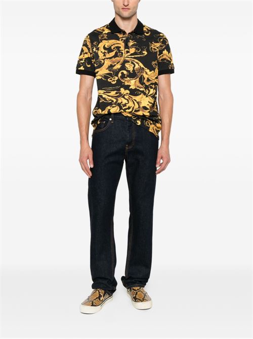 Polo uomo maniche corte Versace jeans Couture | 79GAG6S0JS514G89